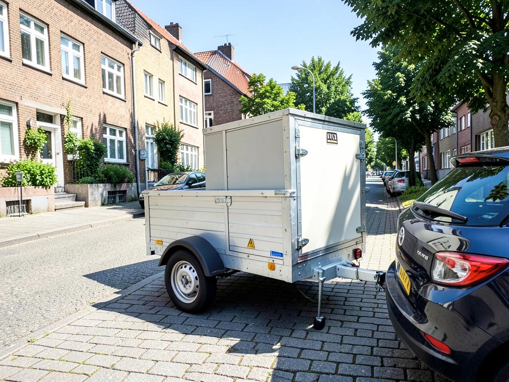 Kapslad släpvagn 750 kg